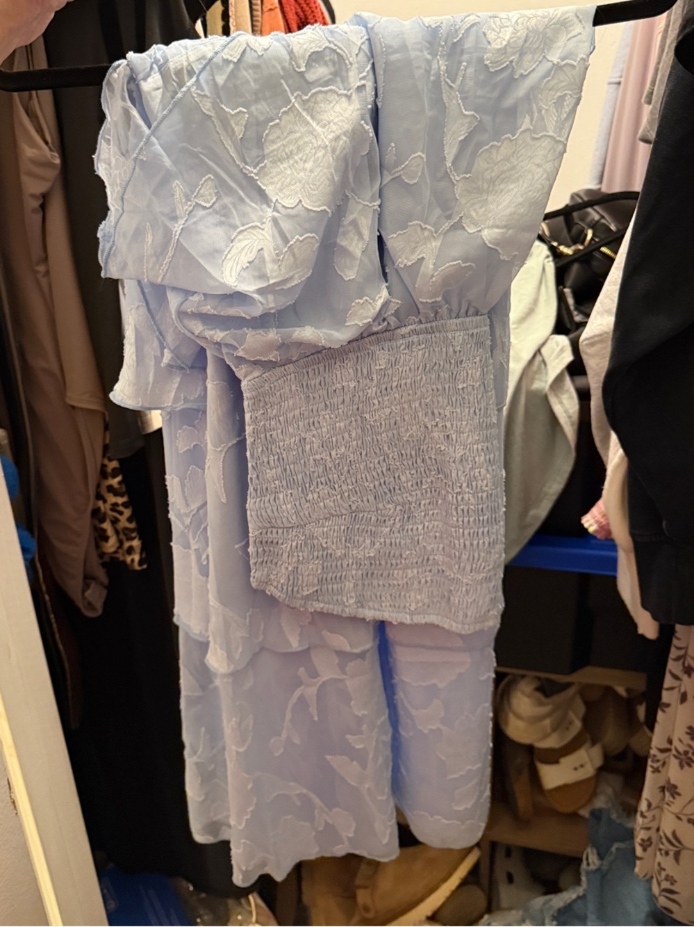 Maxi dress in Light Blue - Picture 2 of 3
